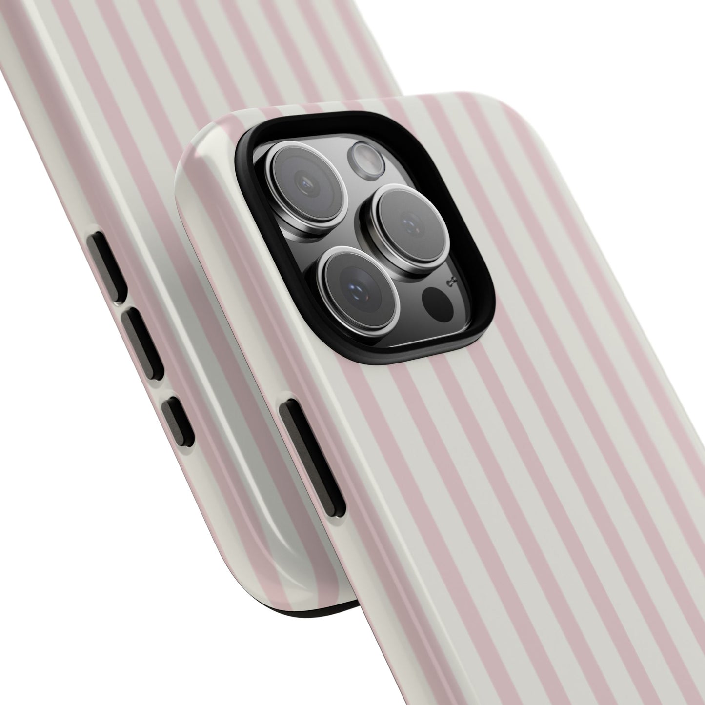 Light Pink Stripe Tough Phone Case