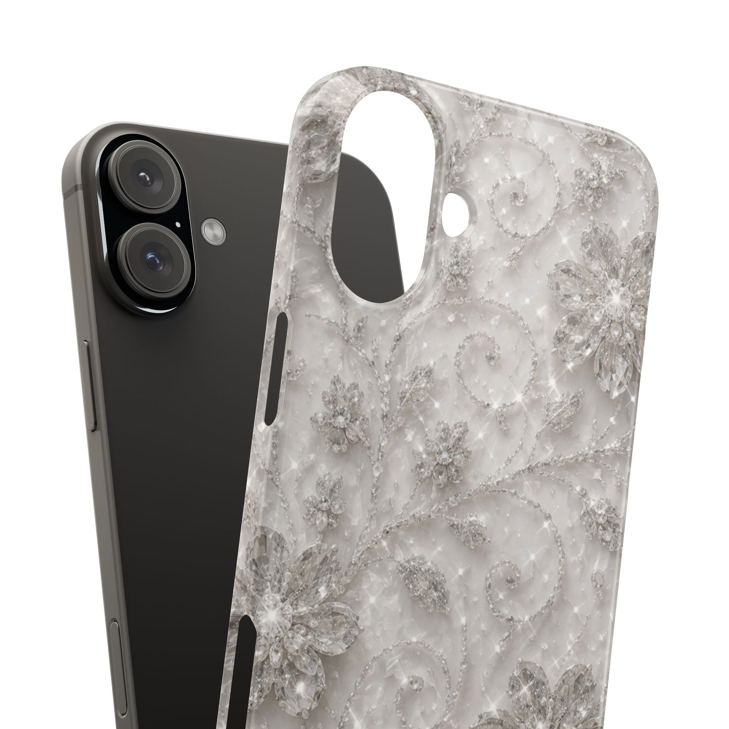 Glittery Floral Case