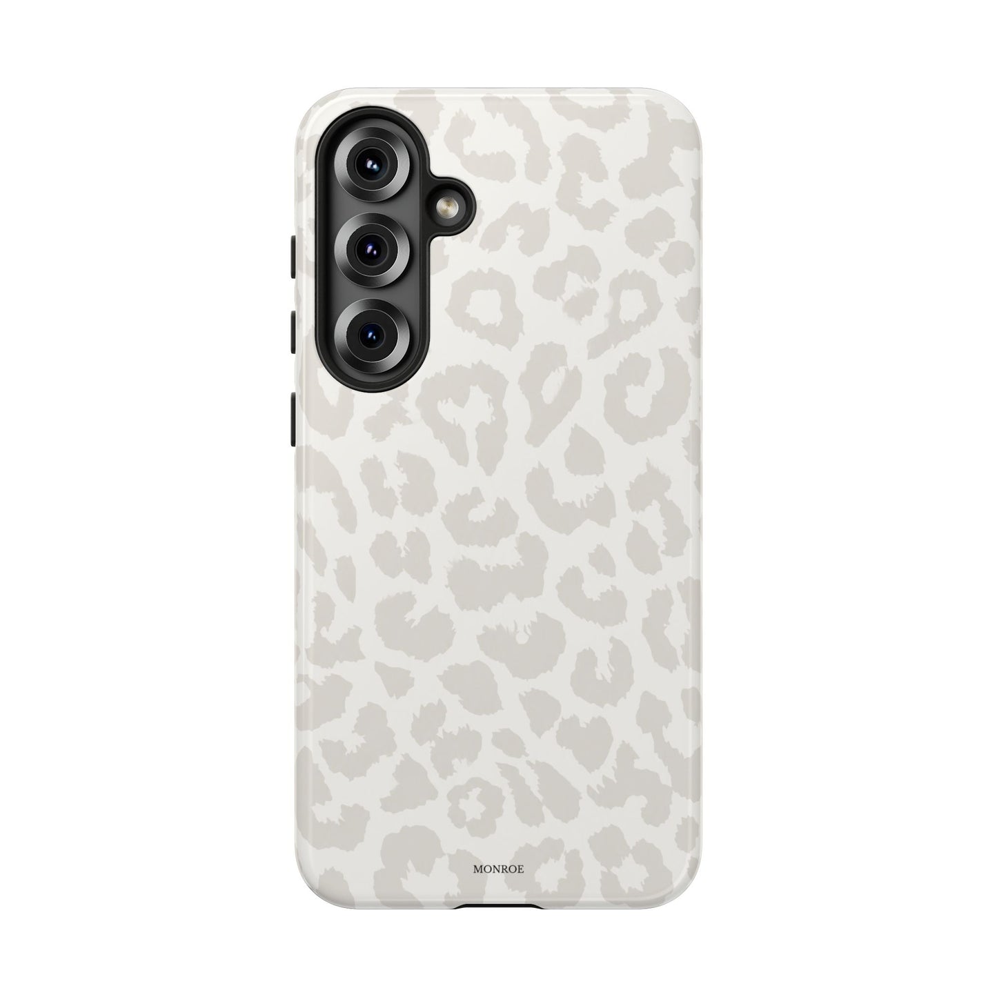 White Leopard Print Tough Case