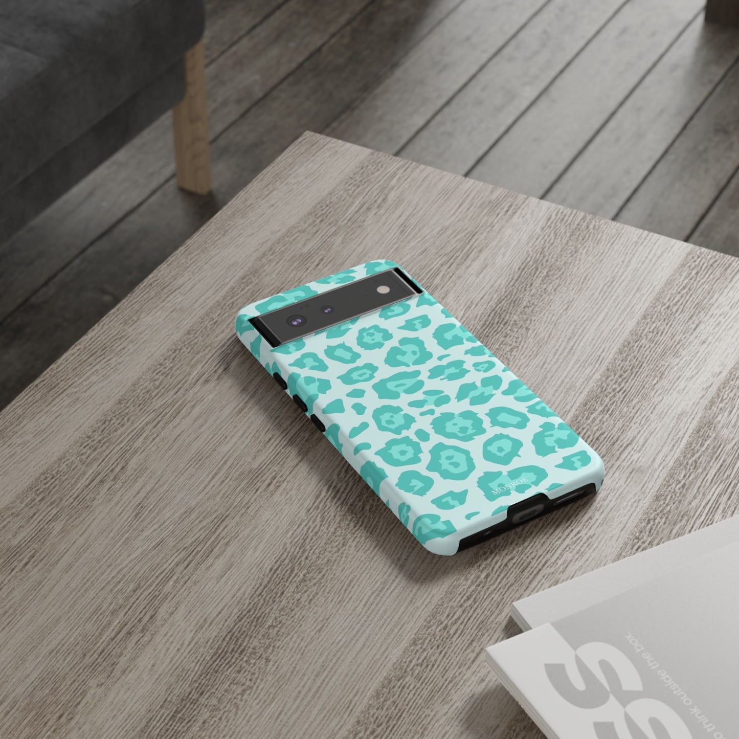 Teal Leopard Tough Case