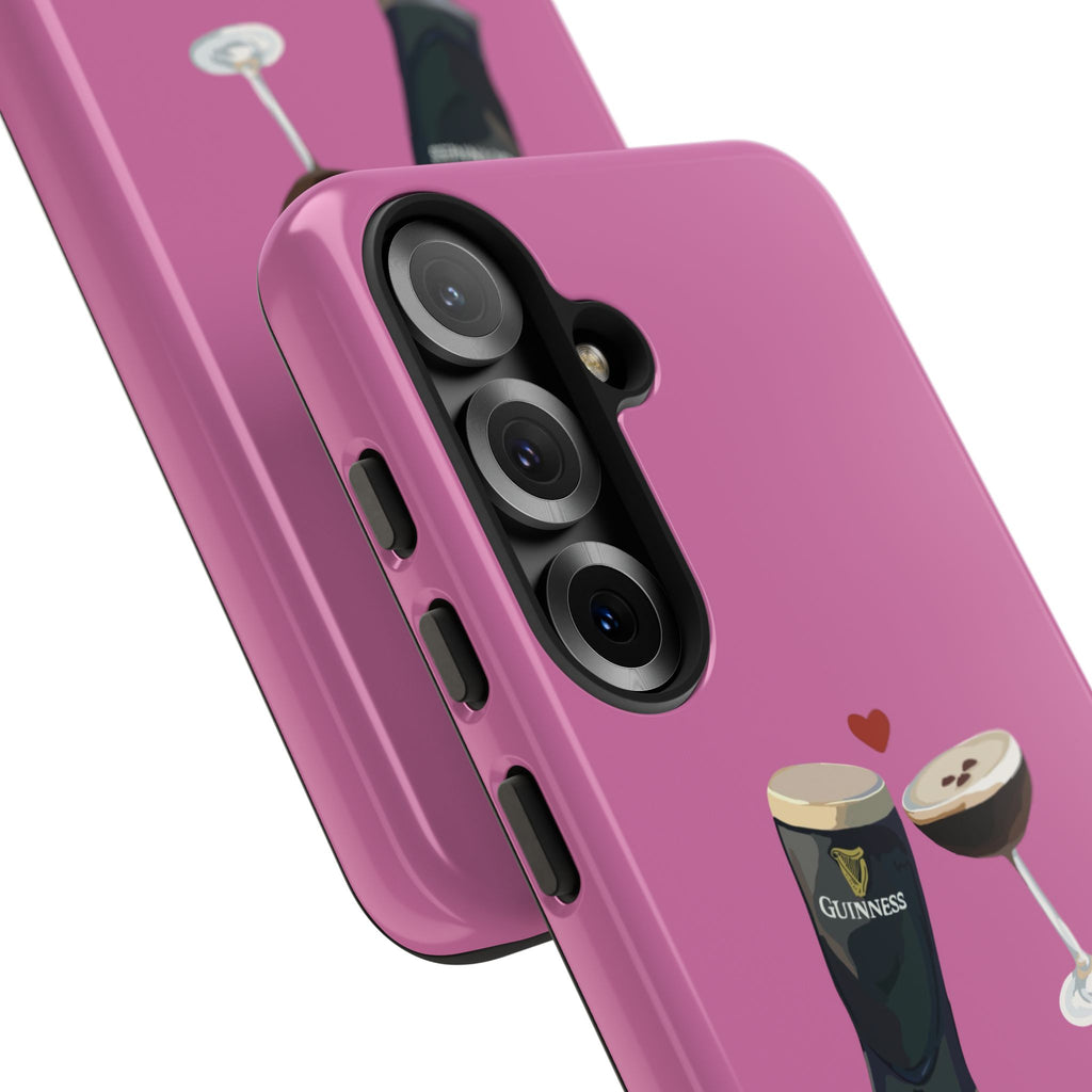 Pint & Wine Glass (Pink) Tough Case