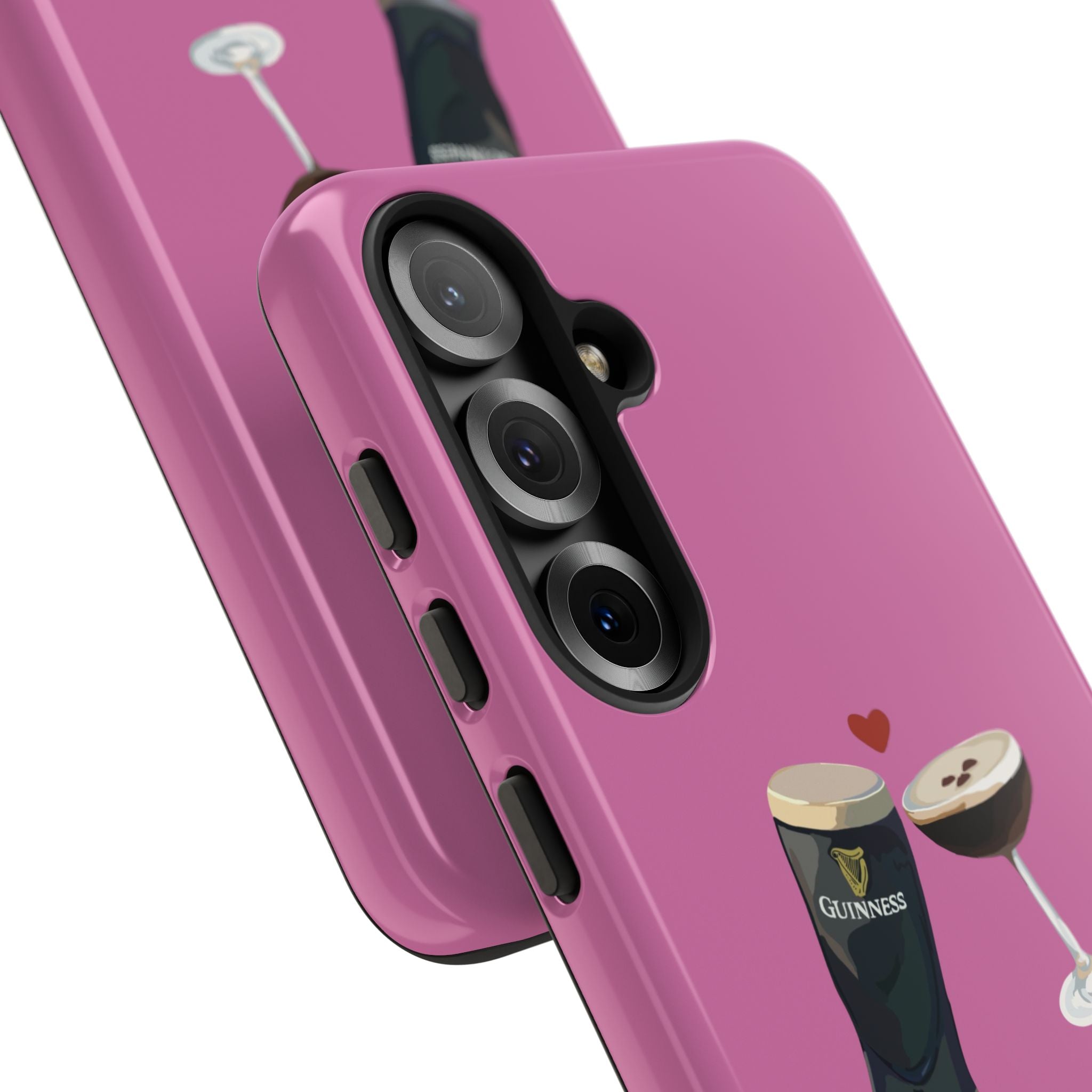 Pint & Wine Glass (Pink) Tough Case