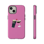 Pint & Wine Glass (Pink) Tough Case