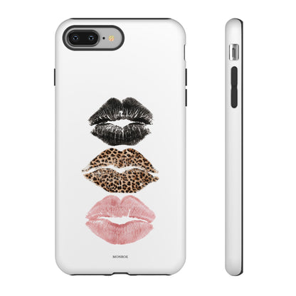 Leopard Glam Lip Tough Case