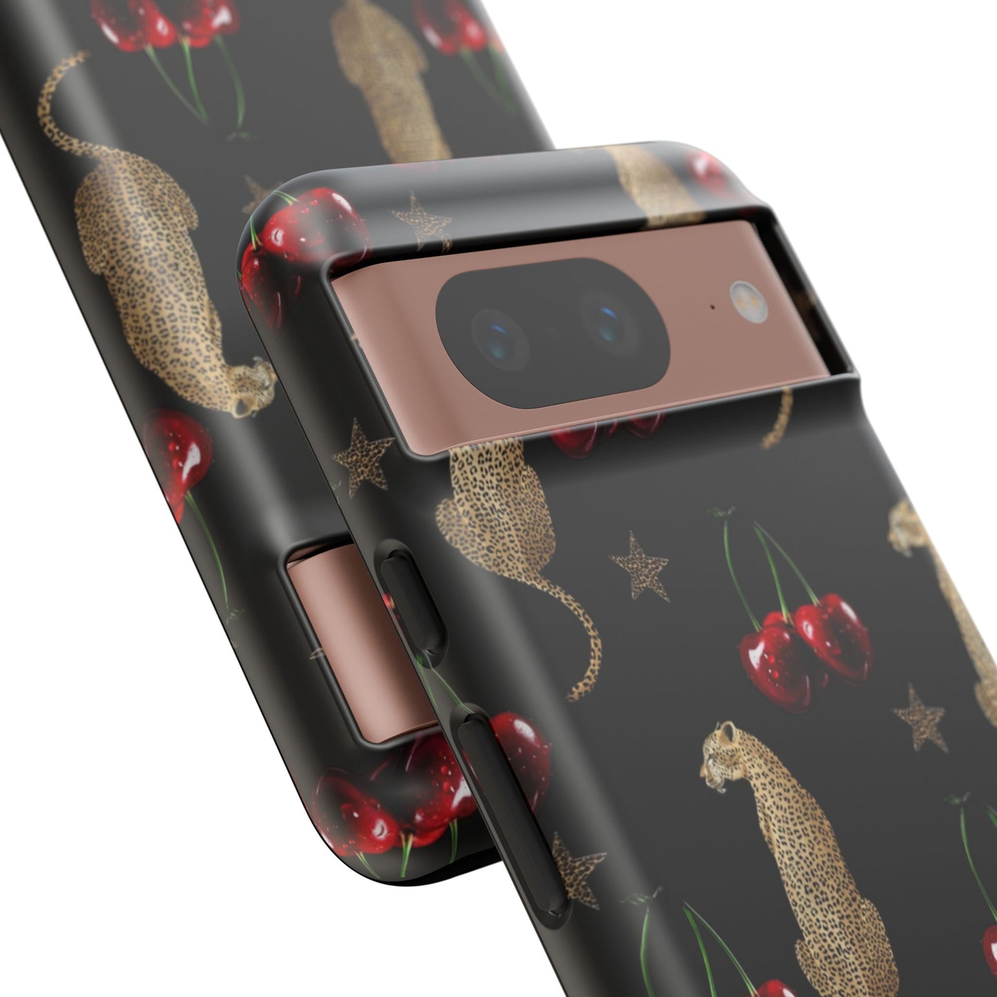 Leopard & Cherry Tough Case