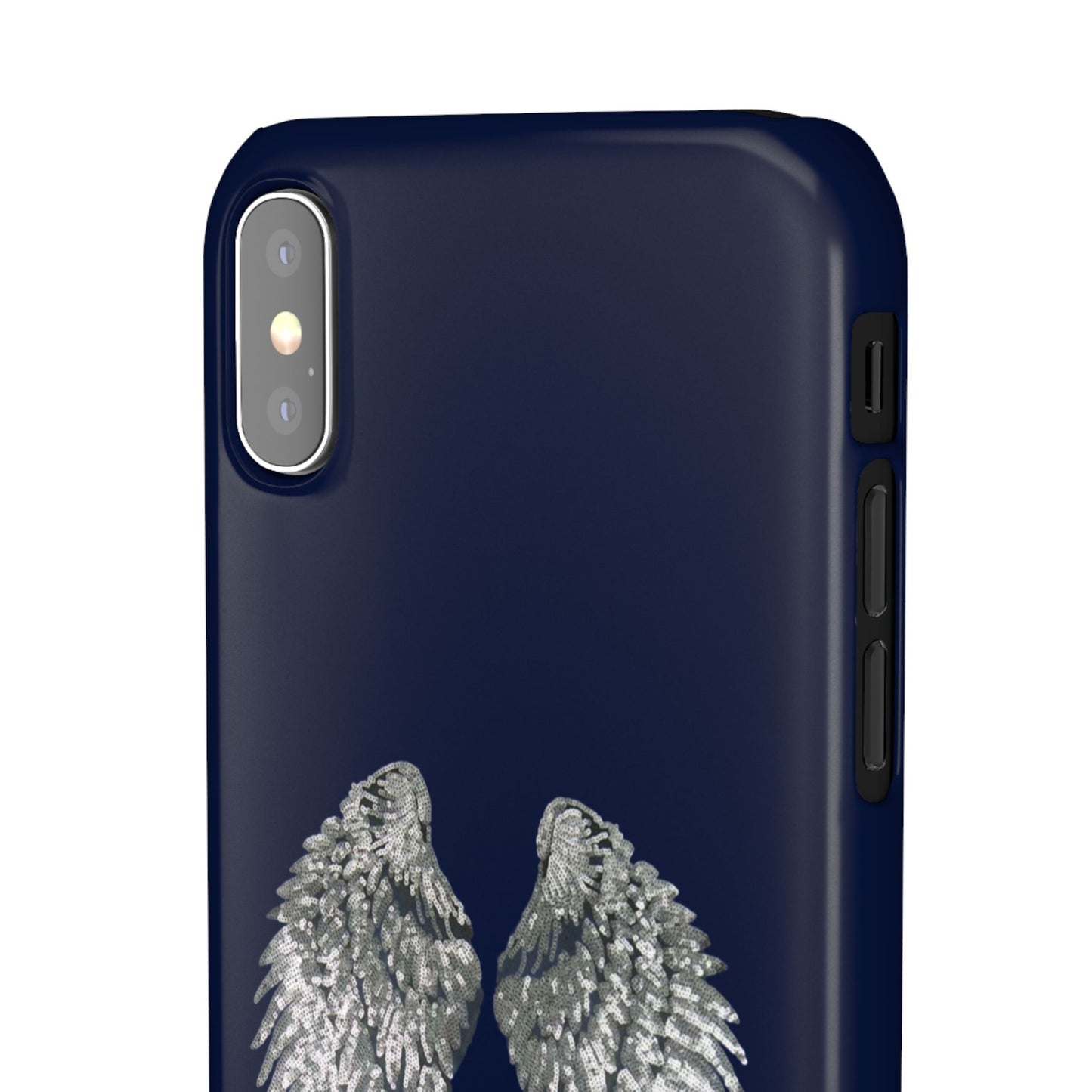 Navy Angel Wings Case