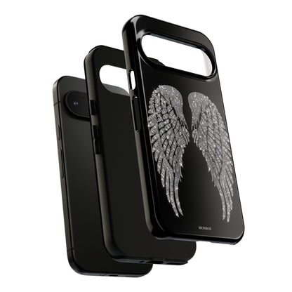 Silver Angel Wings Tough Case