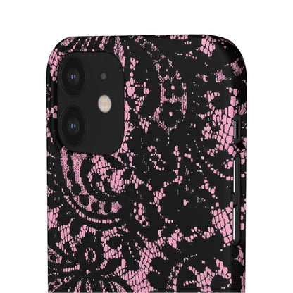 Pink Lace Pattern Case