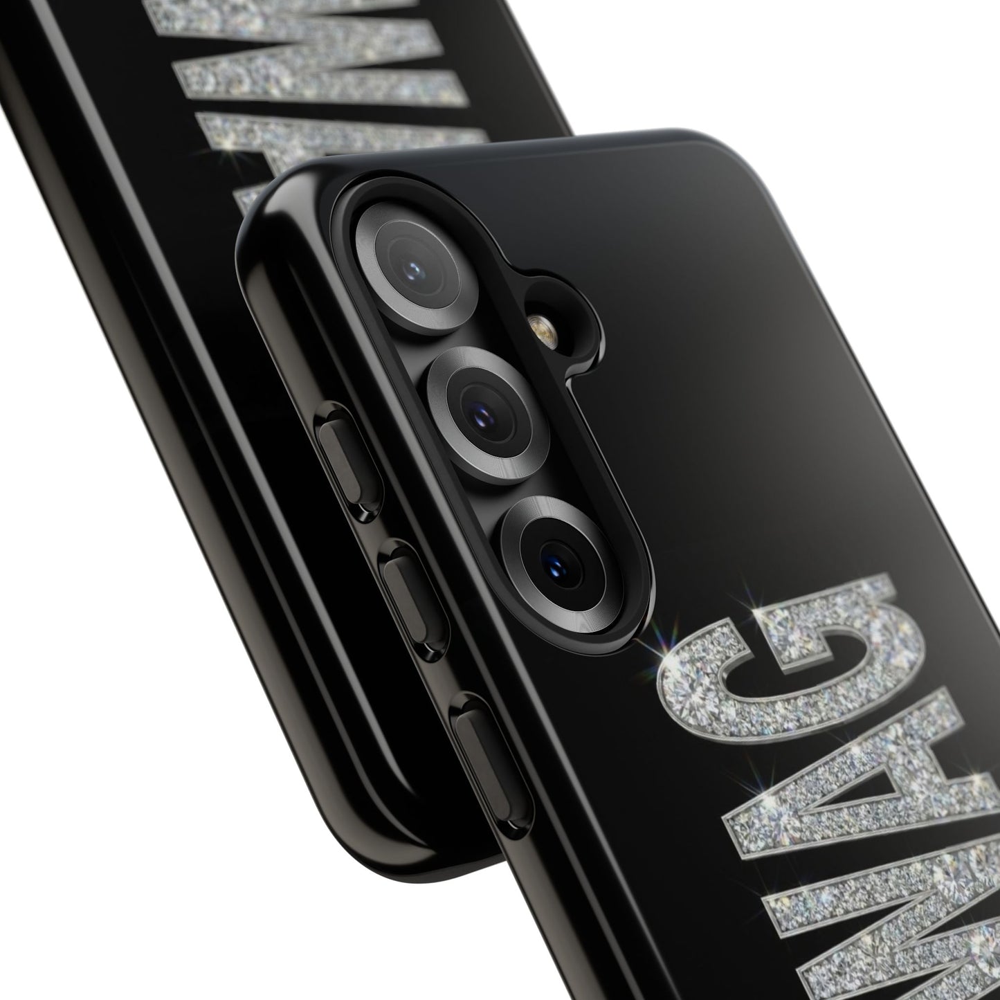 “#SWAG” Black Bling Tough Case