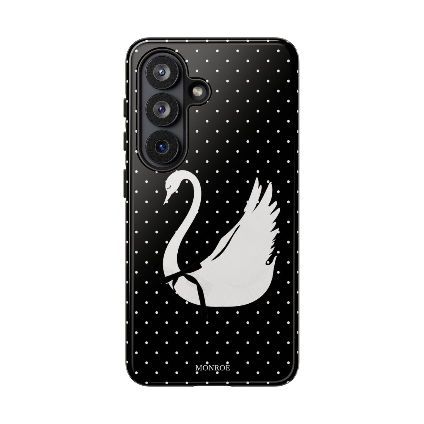 Black Swan Polka Dot Tough Phone Case