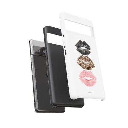 Leopard Glam Lip Tough Case