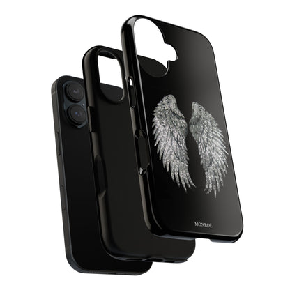 Silver Wings Black Tough Case