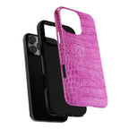 Purple Croc Phone Case