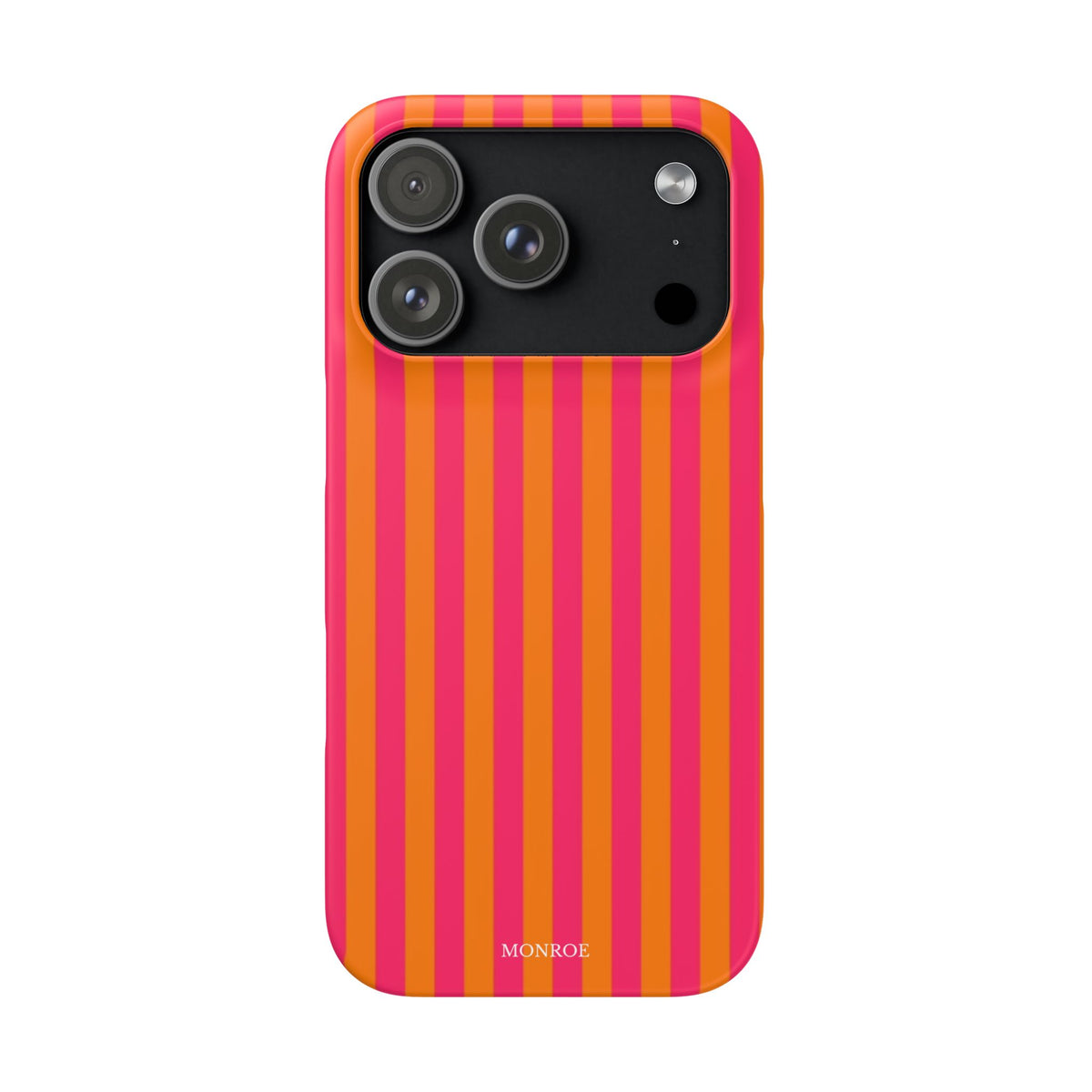 Striped Orange & Pink Case