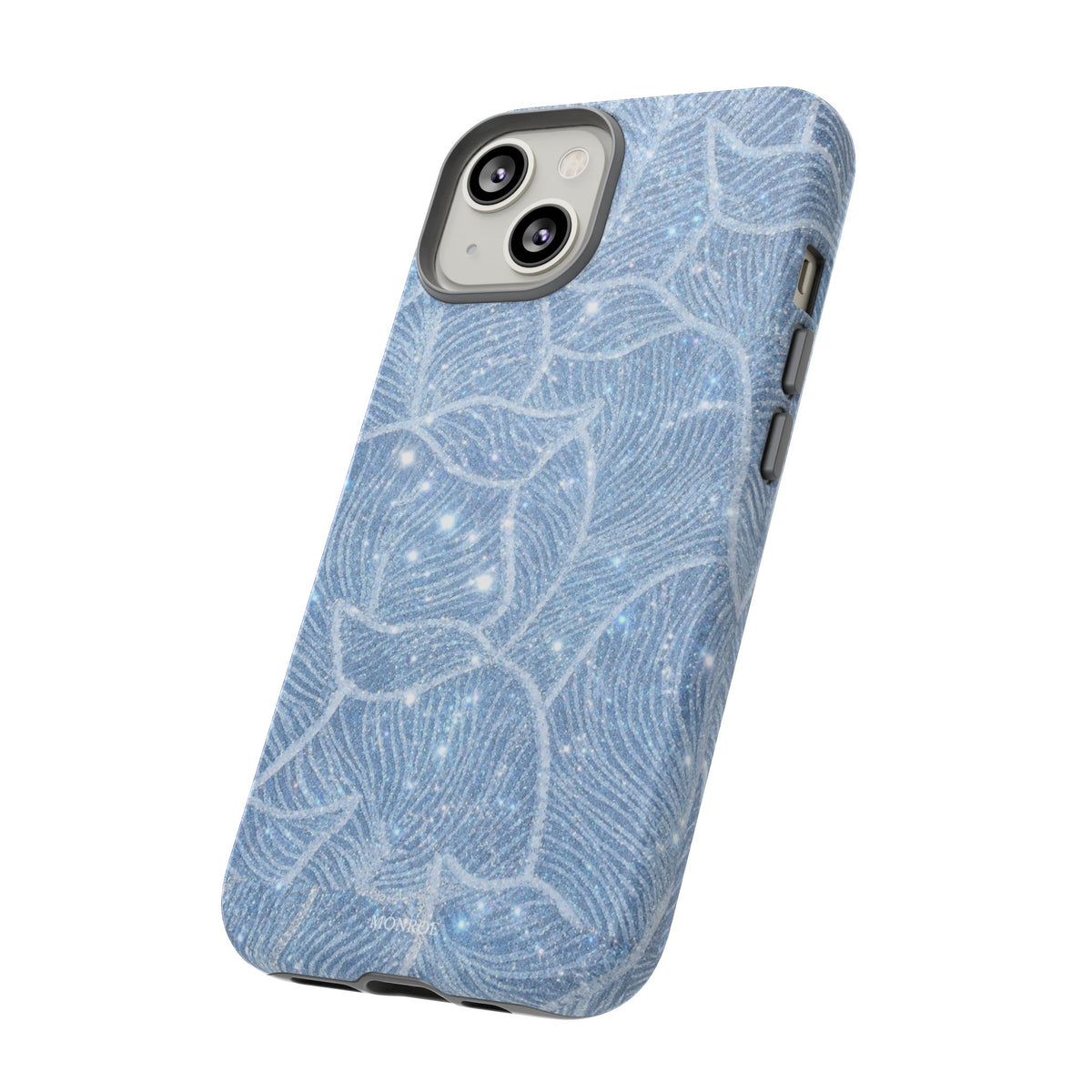 Glacier Blue Floral Tough Case