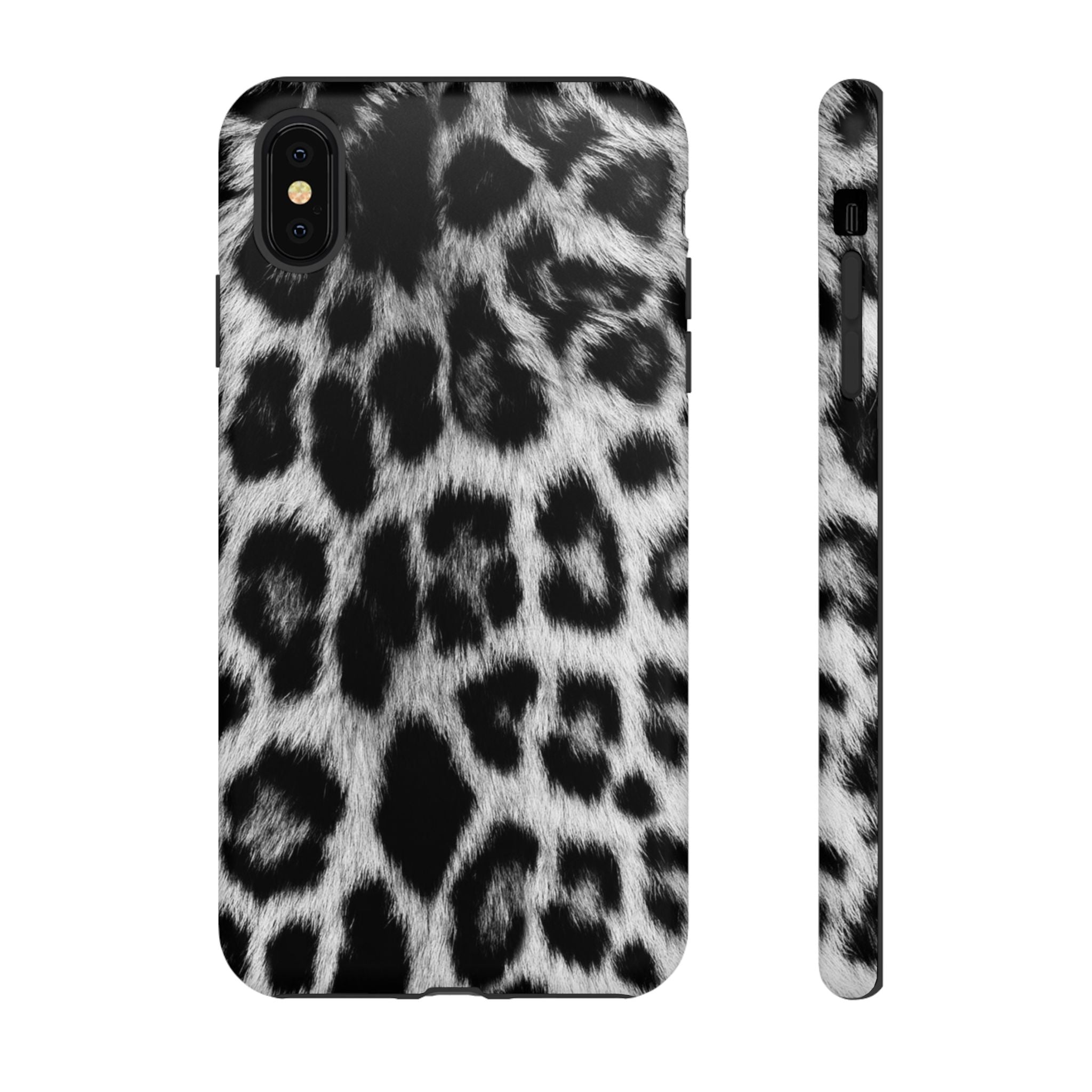 B&W Leopard Phone Case