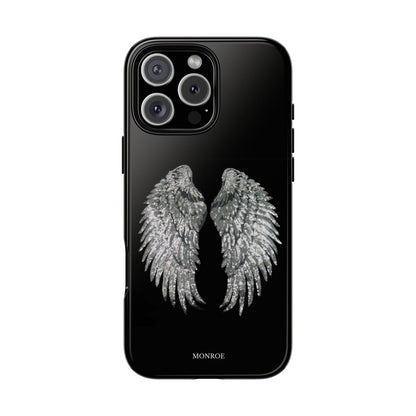 Silver Wings Black Tough Case