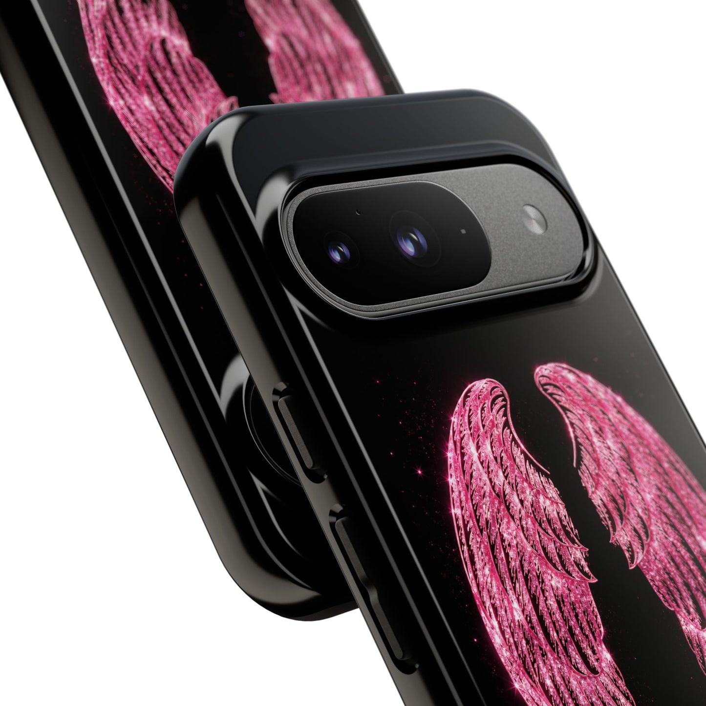 Pink Glitter Angel Tough Case