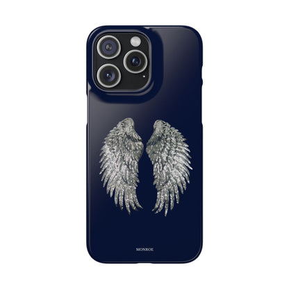 Navy Angel Wings Case