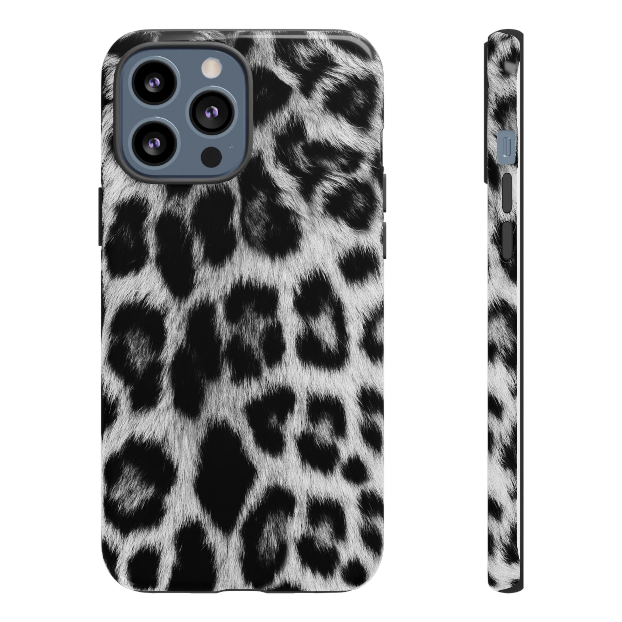 B&W Leopard Phone Case