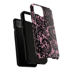 Pink Lace Pattern Tough Phone Case