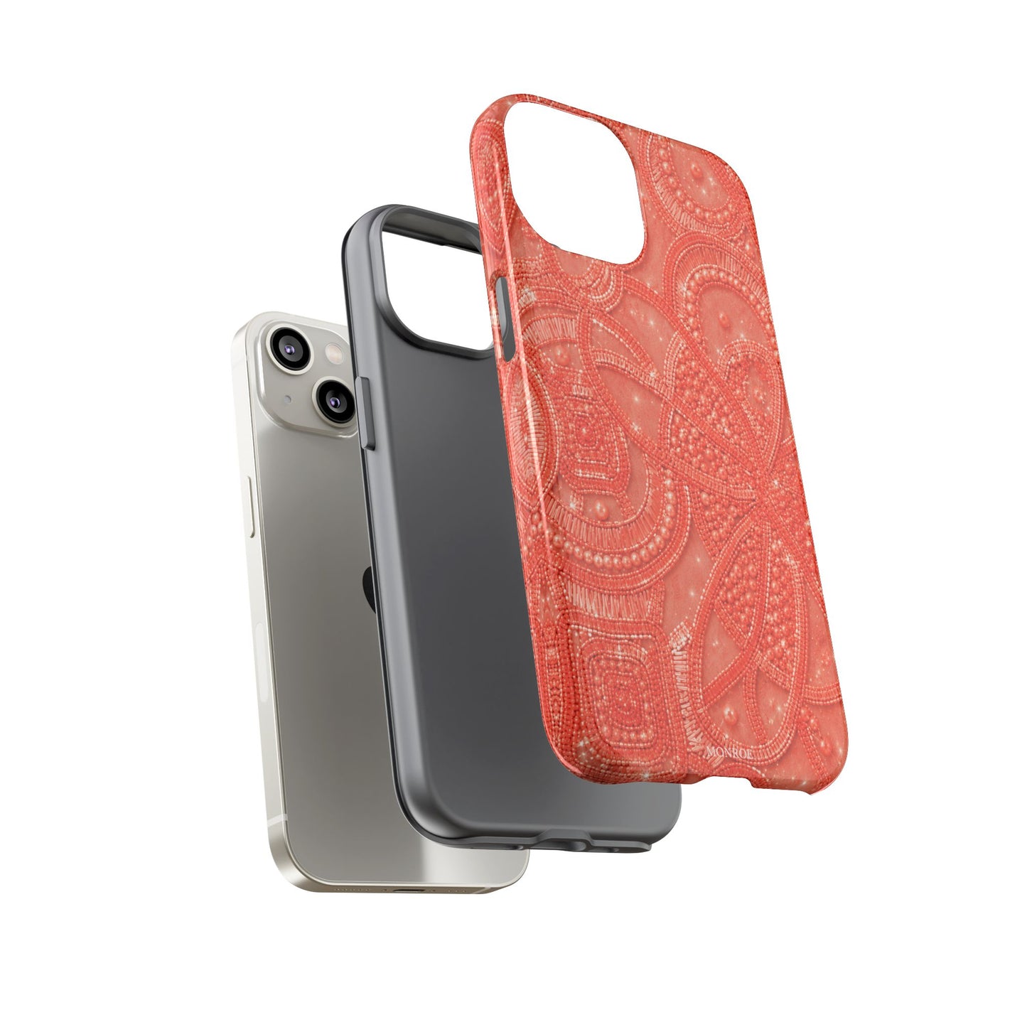 Coral Lace Tough Case