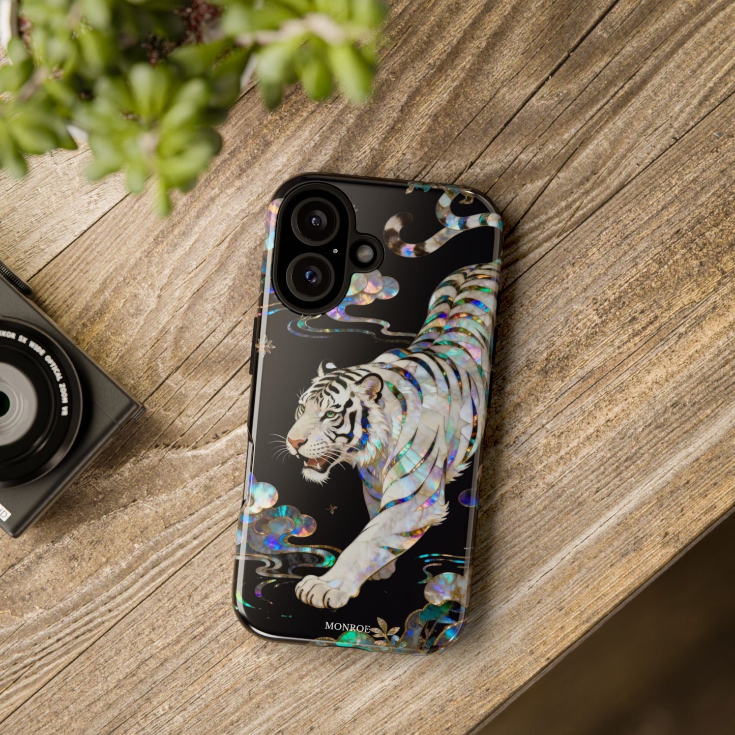Iridescent White Tiger Tough Case