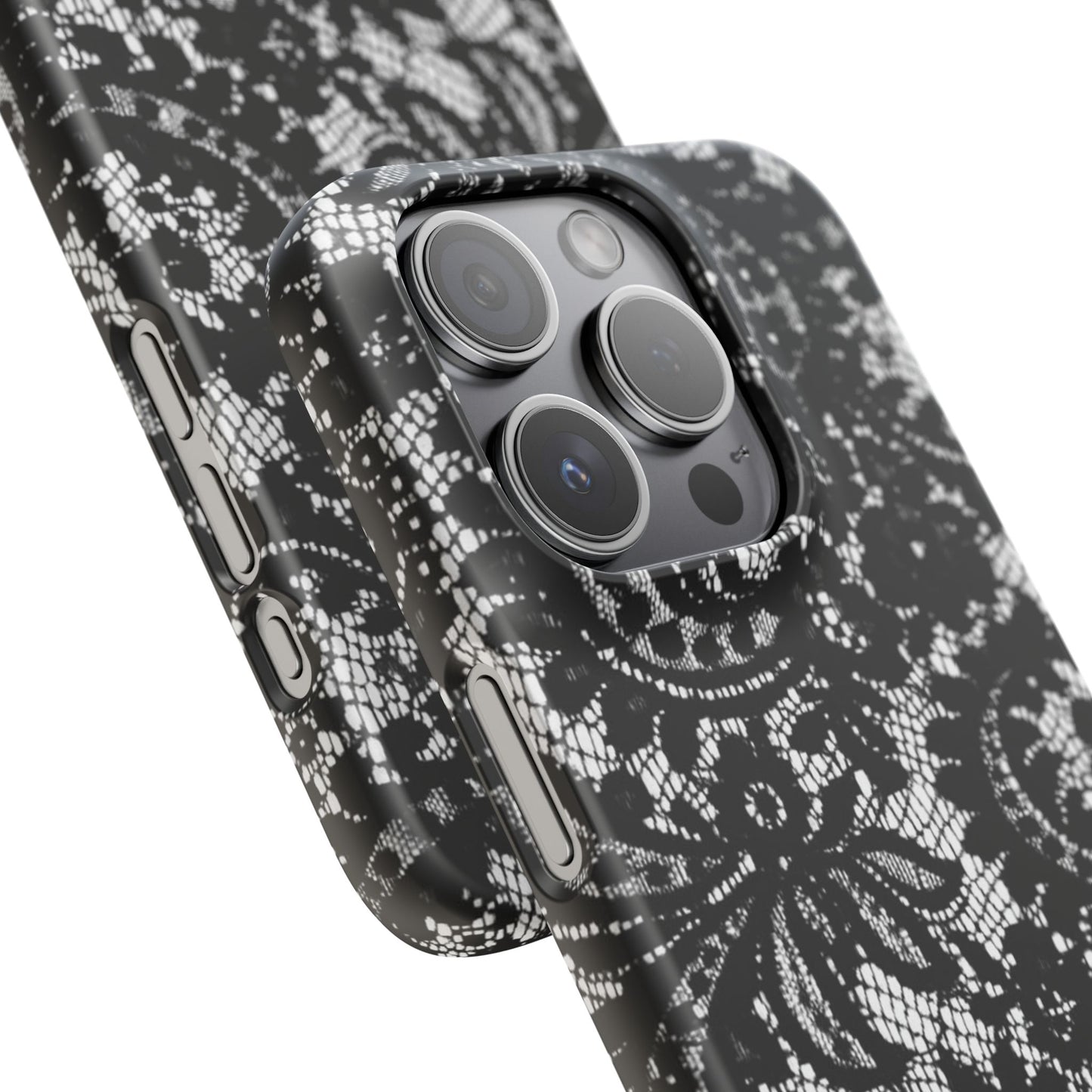 Black Lace Elegant Pattern Case