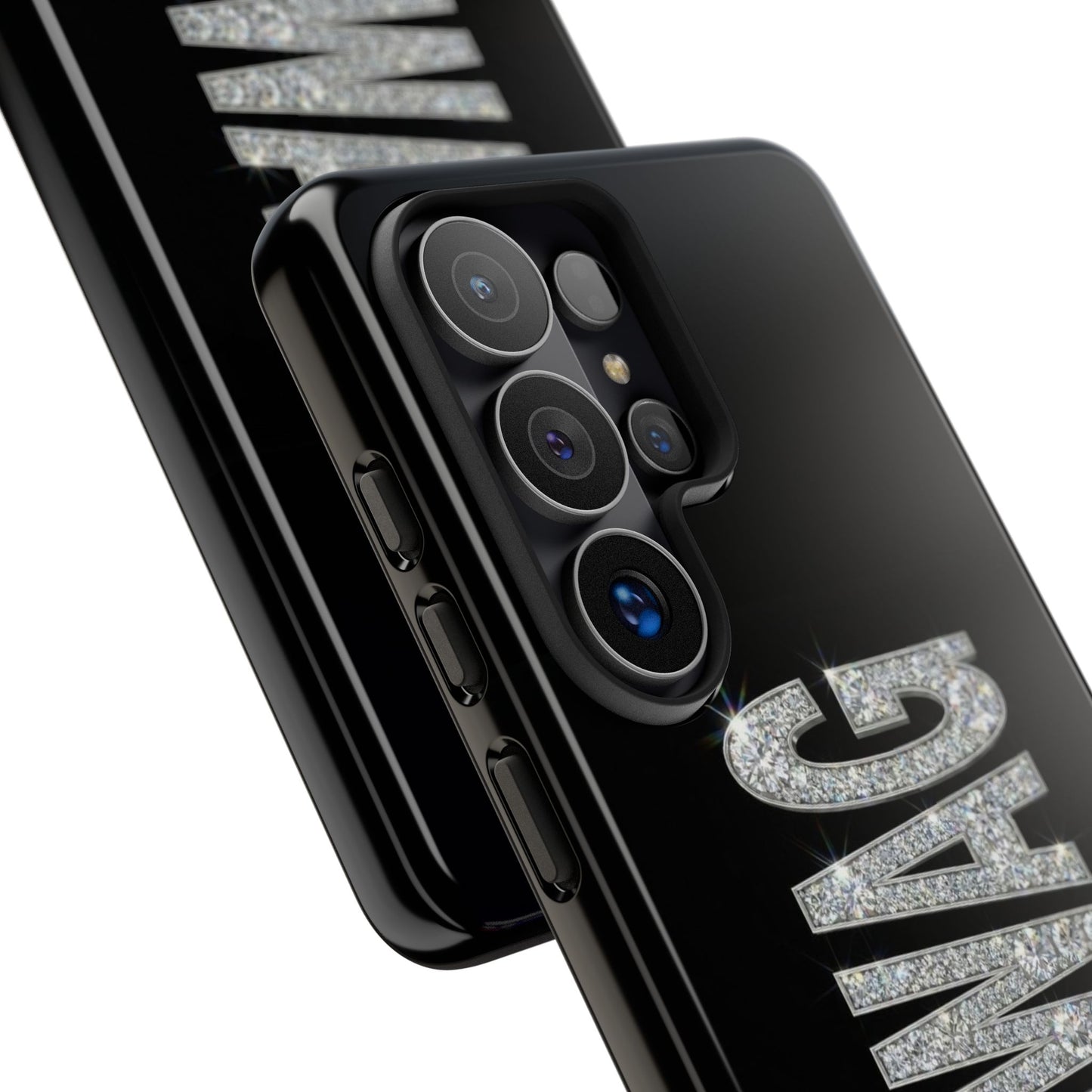 “#SWAG” Black Bling Tough Case
