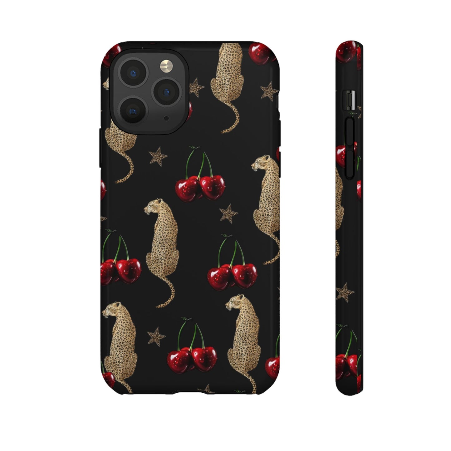 Leopard & Cherry Tough Case
