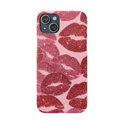 Pink Glitter Kiss Case