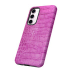 Purple Croc Phone Case