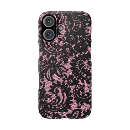 Pink Lace Pattern Case