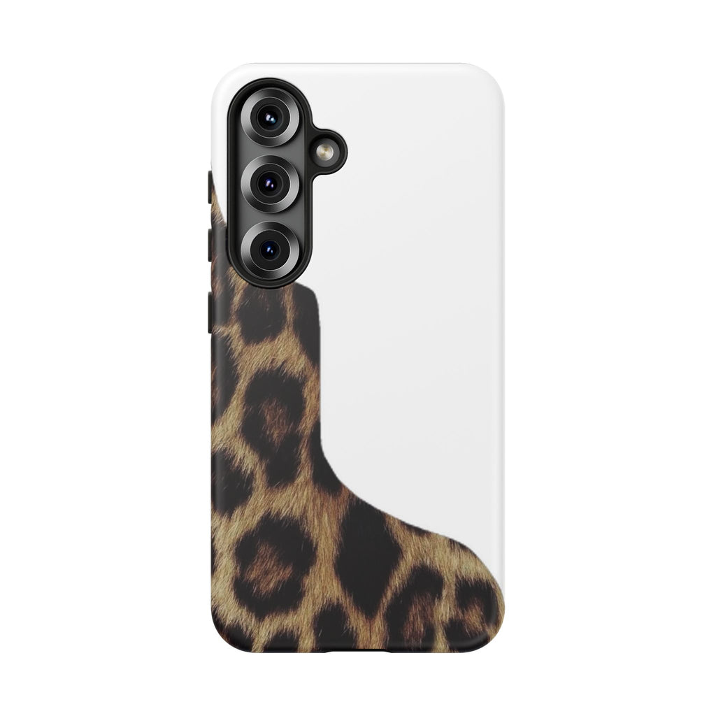 Half Cheetah Print Phone Case