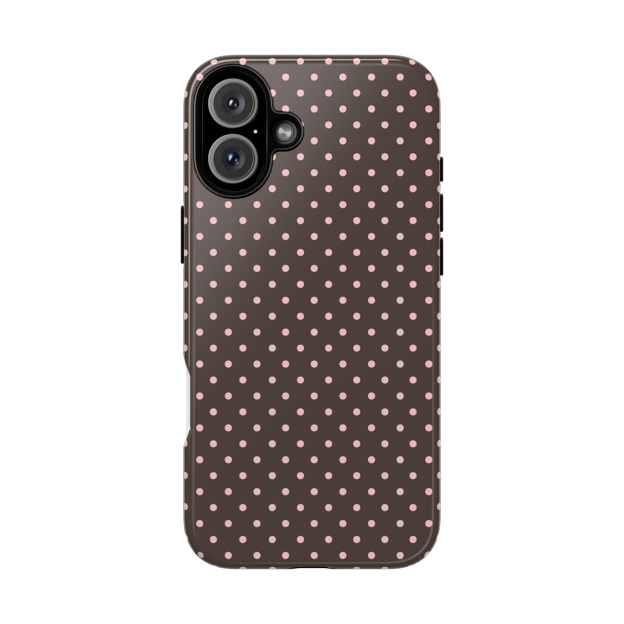 Brown Polka Phone Case