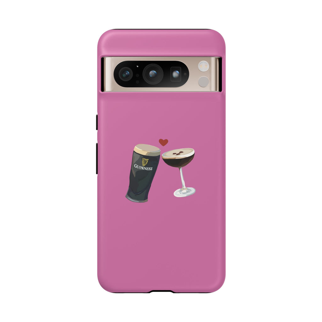 Pint & Wine Glass (Pink) Tough Case