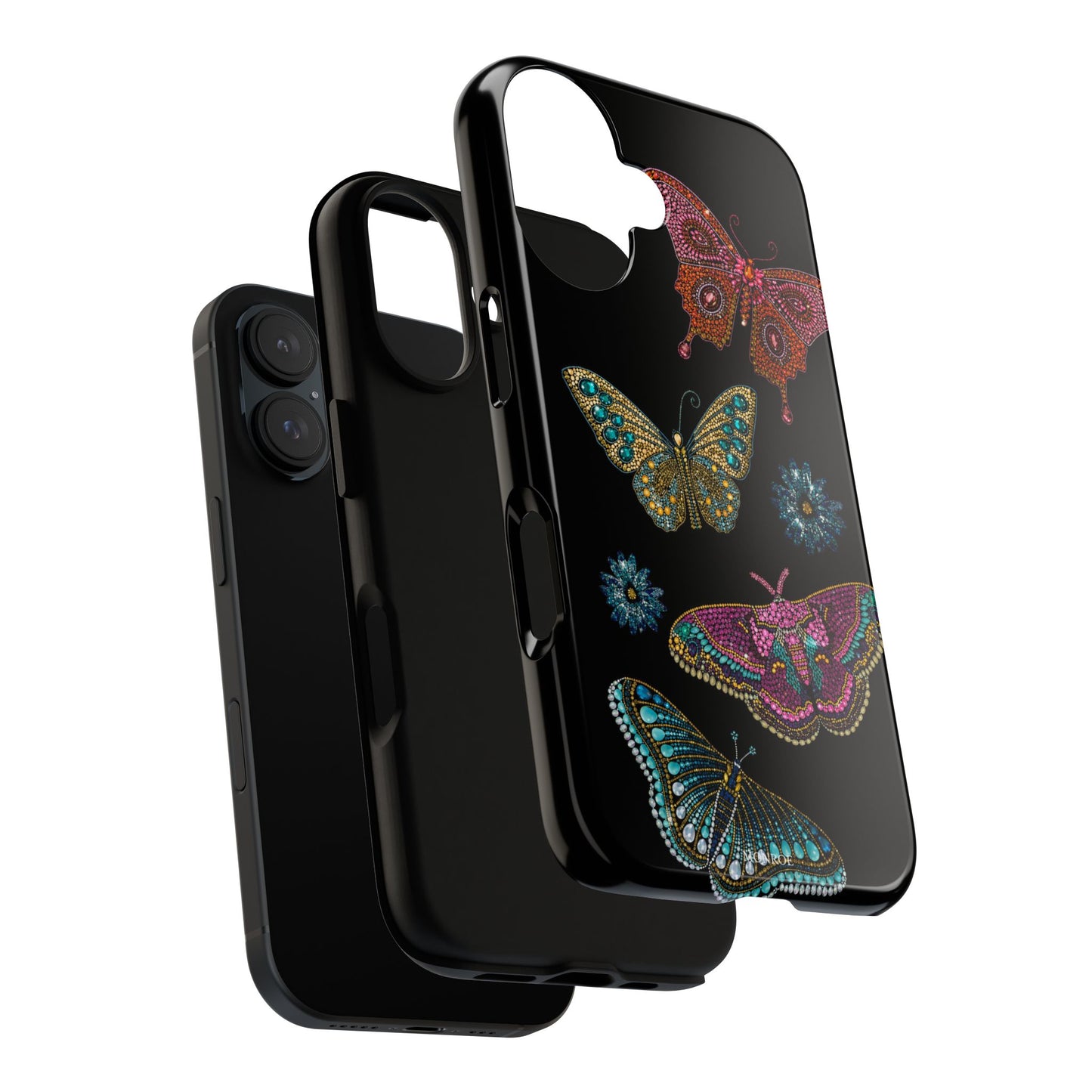 Butterfly Beaded Tough Case