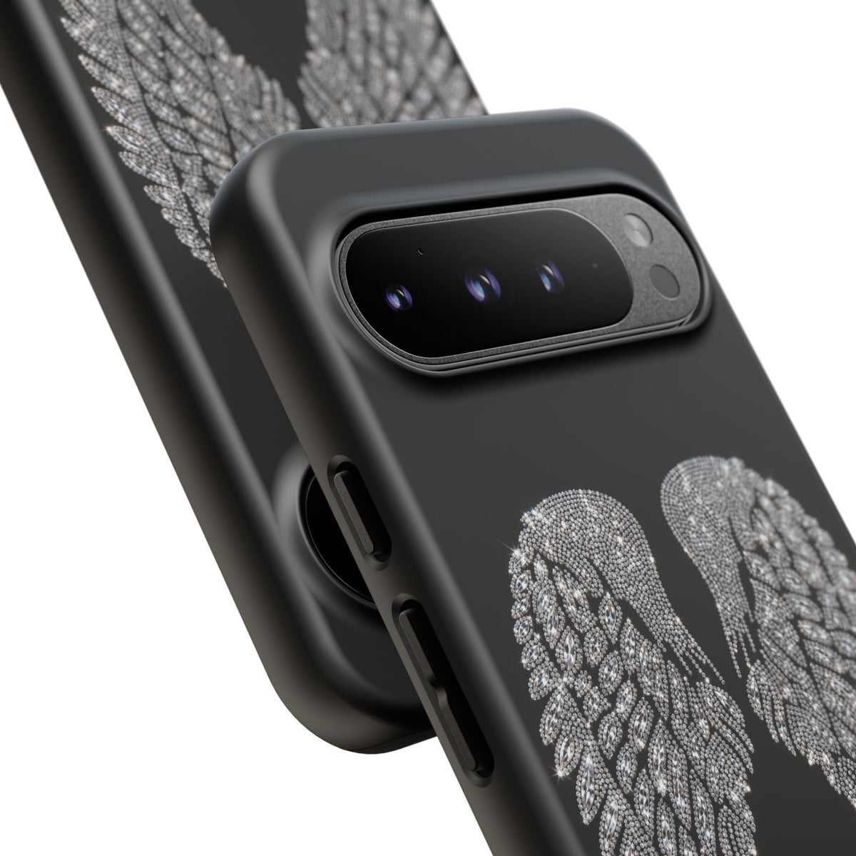 Silver Angel Wings Tough Case