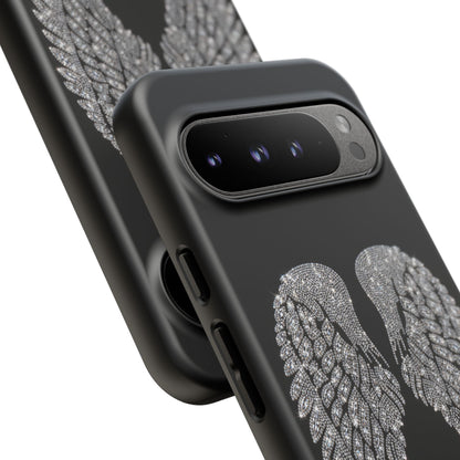 Silver Angel Wings Tough Case