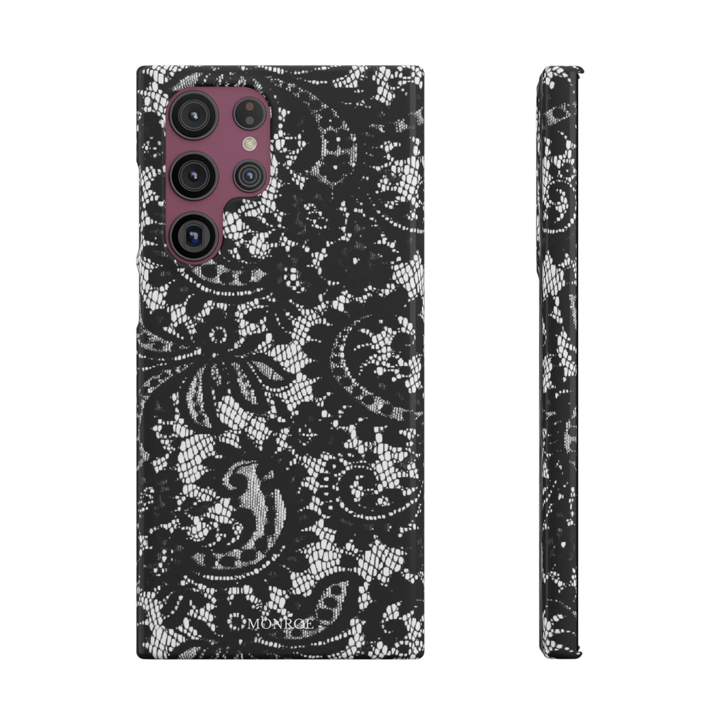 Black Lace Elegant Pattern Case