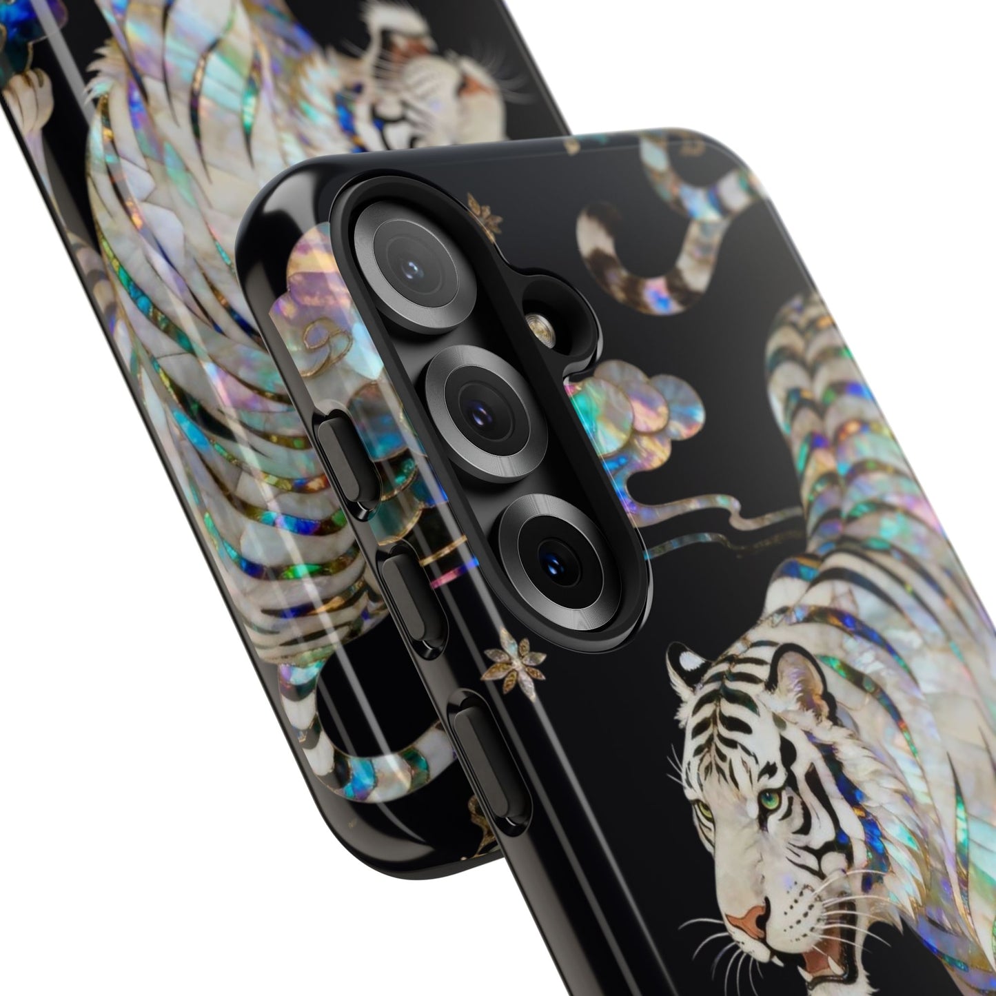 Iridescent White Tiger Tough Case