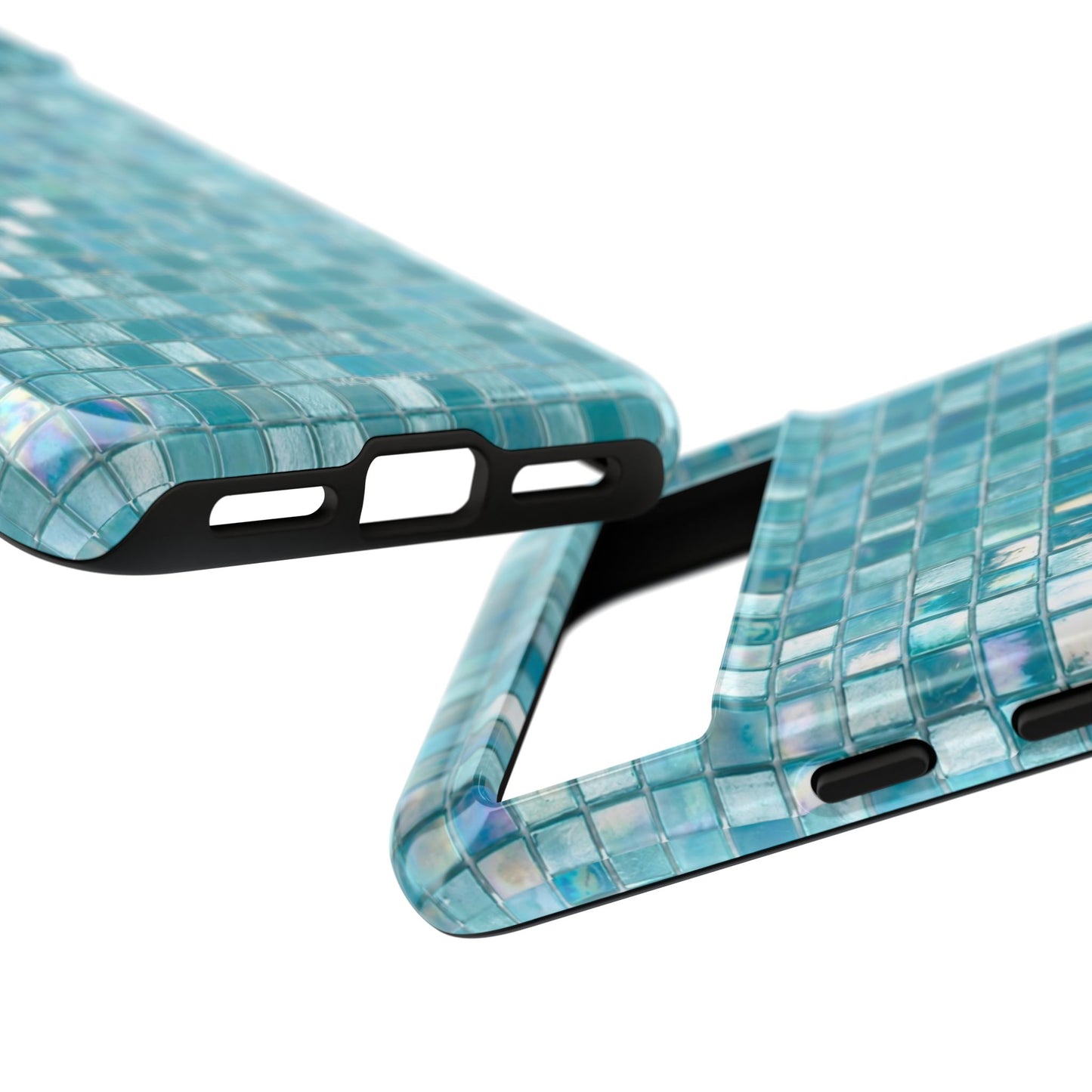Hot Blue Mosaic Tile Tough Case