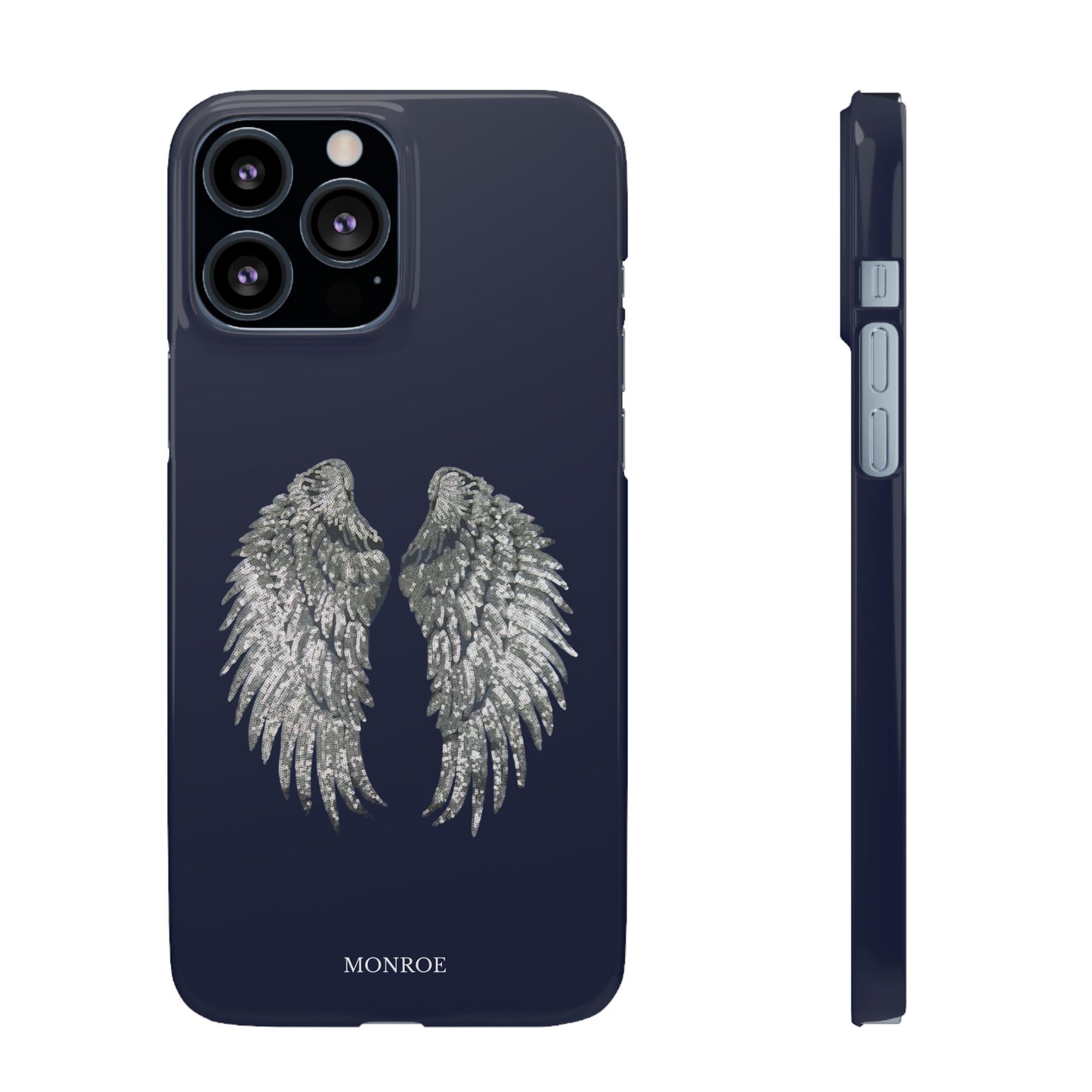 Navy Angel Wings Case
