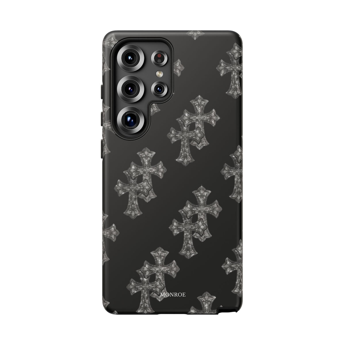 Black Crystal Cross Tough Case