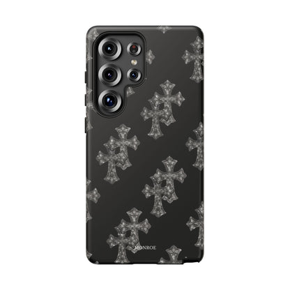 Black Crystal Cross Tough Case