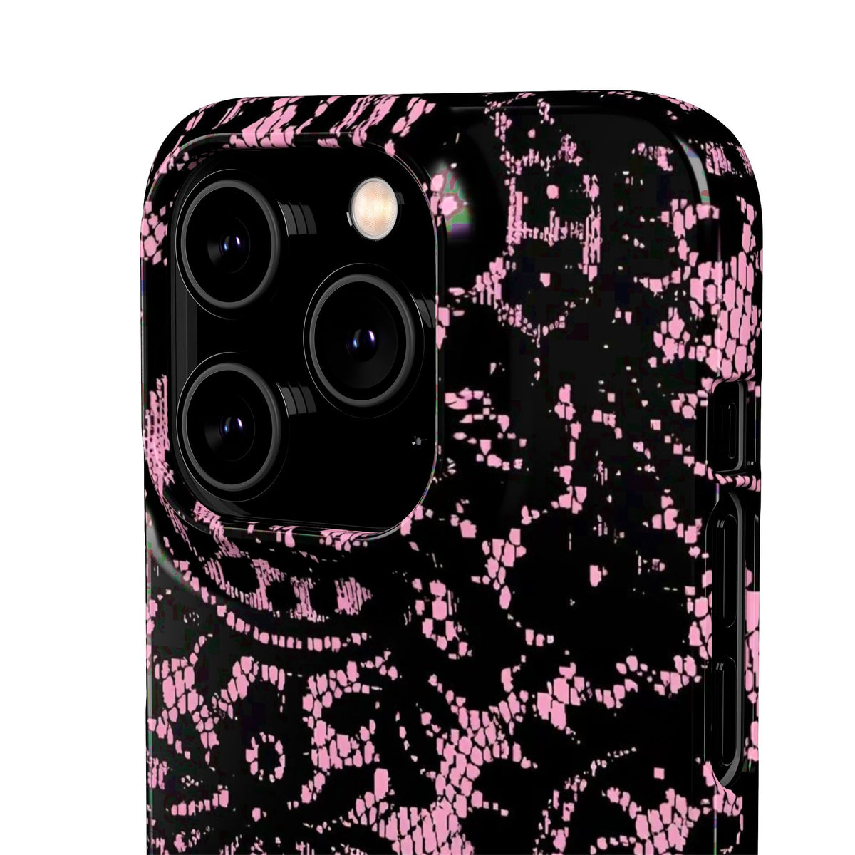 Pink Lace Pattern Case