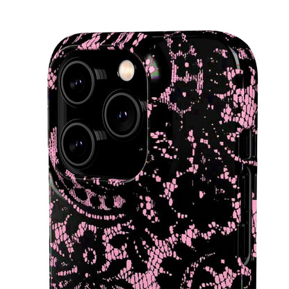 Pink Lace Pattern Case