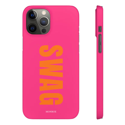 Bold Pink "SWAG" Case