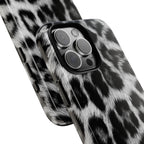 B&W Leopard Phone Case