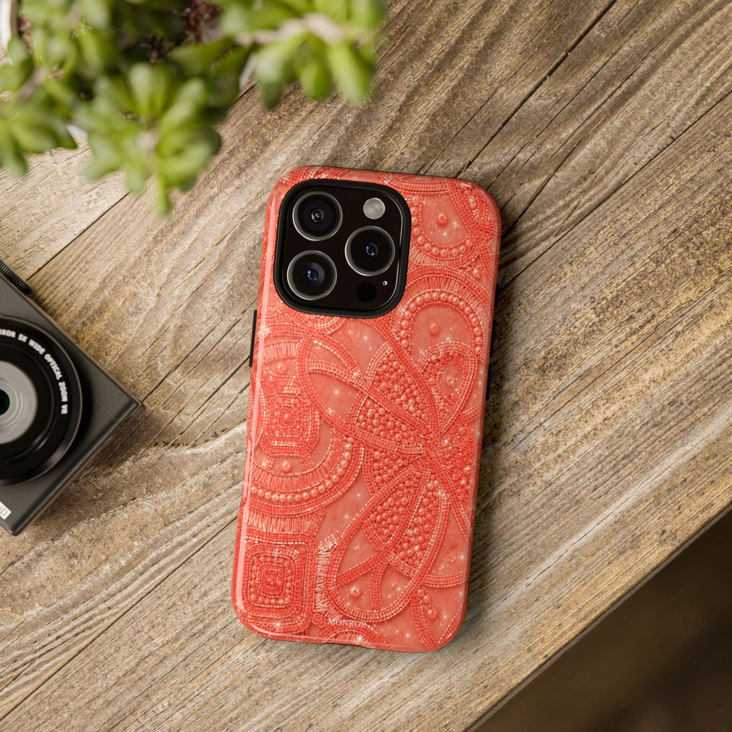 Coral Lace Tough Case